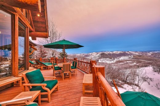 Mitt Romney's Park City Utah Mountain Ski Home USA