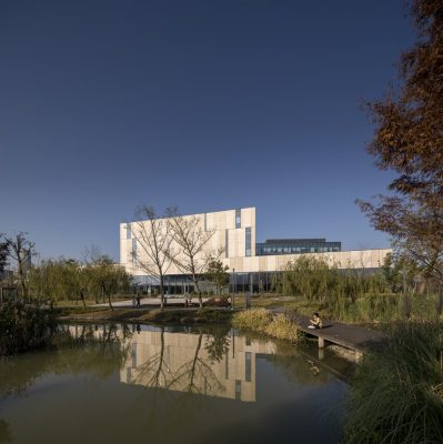 Ningbo New Library Building in China by SHL