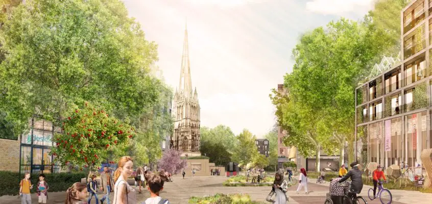 Redcliffe Way Bristol shared space landscape