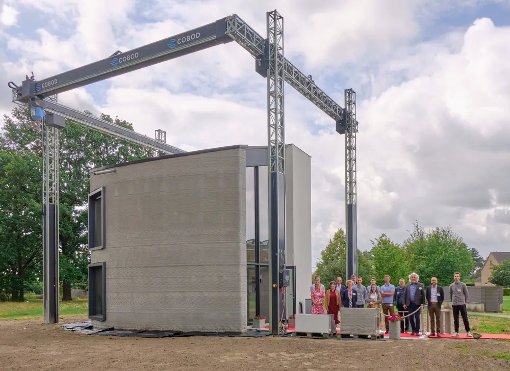 3D-printed model home, Kamp C Westerlo Antwerp Buildings