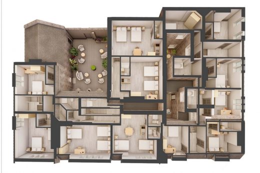 Anfield Police Station building plan layout