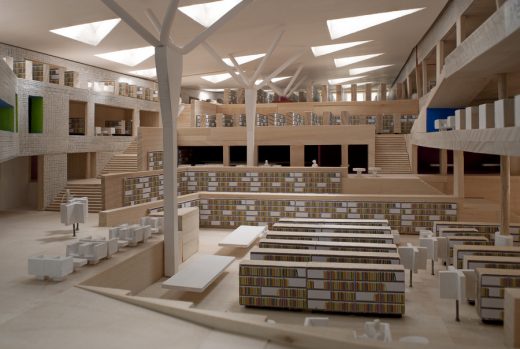 BnL Bibliothèque Nationale de Luxembourg design by BOLLES+WILSON Architects