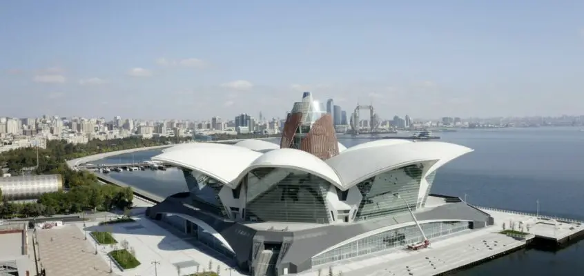 Deniz Mall Building in Baku, Azerbaijan