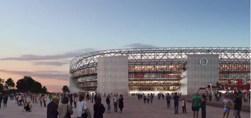 Feyenoord Stadium in Rotterdam, Netherlands