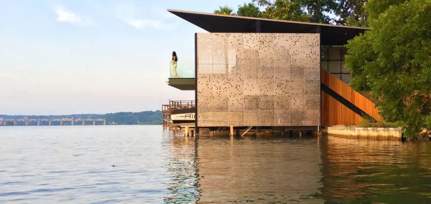 Filtered Frame Dock in Austin, Texas