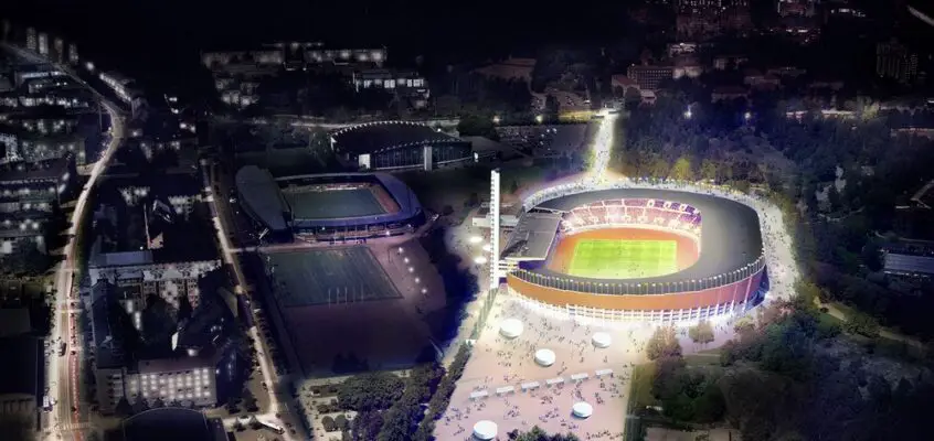 Helsinki Olympic Stadium in Finland