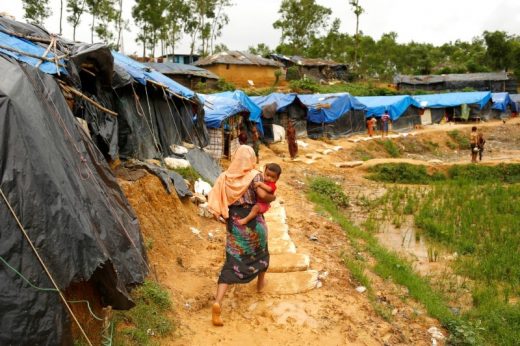 Kutupalong Refugee Camp in Ukhia, Cox's Bazar, Bangladesh