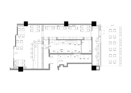 La Pizza Xiamen Restaurant plan layout