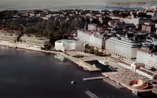 New Architecture and Design Museum Helsinki City, Sky and Sea