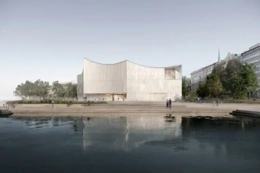 New Architecture and Design Museum Helsinki City, Sky and Sea