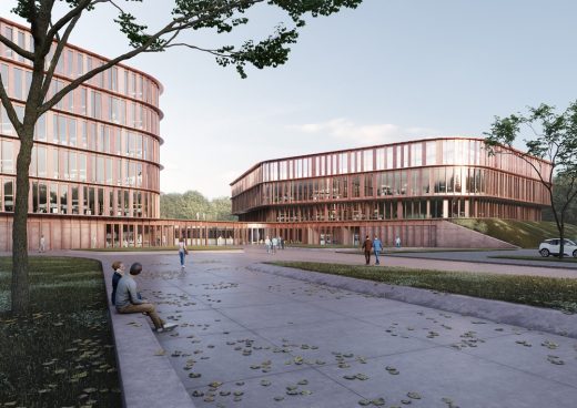 Opticum of Leibniz University Hanover building by HENN Architekten