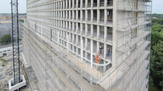 Park Hoog Oostduin in The Hague construction