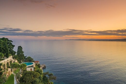 Sean Connery's South-of-France house landscape