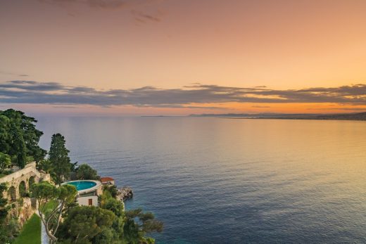 Sean Connery's South-of-France house landscape