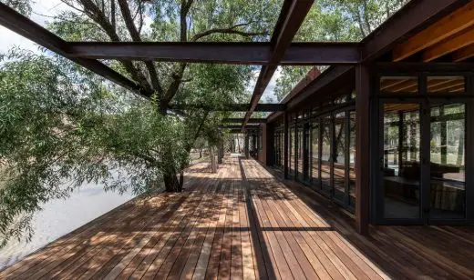 Terraza / Rancho Sierra Allende, Guanajuato, México bu fabián m escalante h | arquitectos