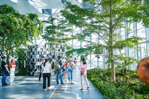 The Crystal forest viewing platform Raffles City Chongqing