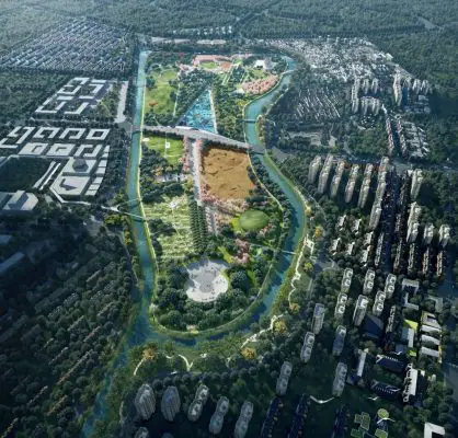 Yangliuqing National Grand Canal Culture Park by Kenya HARA X LIU Yichun