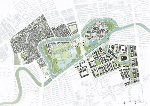 Yangliuqing National Grand Canal Culture Park design by Seung H-Sang