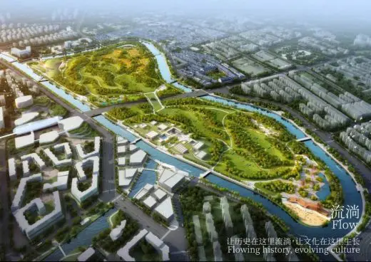 Yangliuqing National Grand Canal Culture Park design by Wang Xiangrong