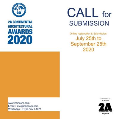 2A Continental Architectural Awards 2020 Open Call