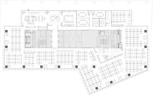 Aedas Architects Singapore offices plan layout