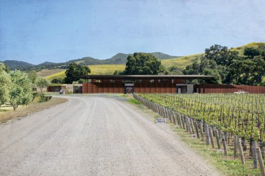 Alma Rosa Winery Buildings California