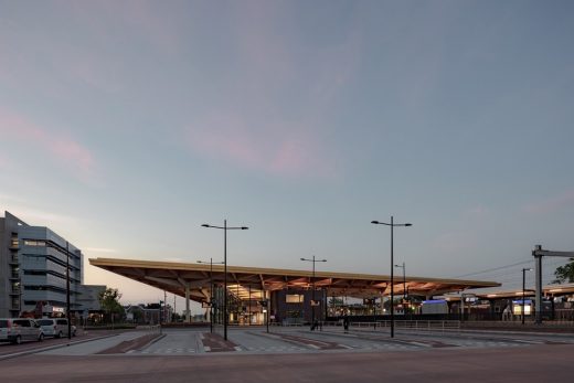 Assen Station Netherlands wooden roof