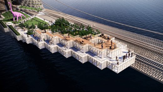Van Alen Institute Reimagining Brooklyn Bridge Competition proposal design