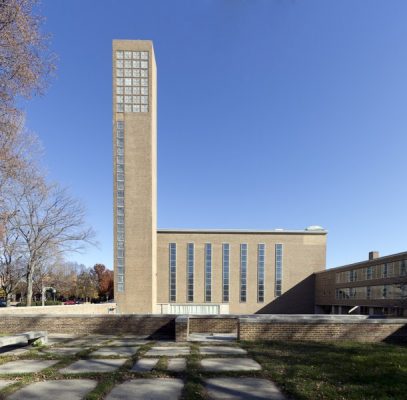 First Christian Church, Columbus, Indiana, USA, by Eliel Saarinen