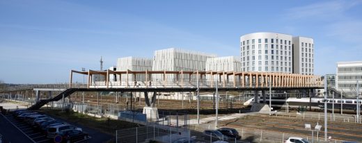 Footbridge Angers Saint Laud Train Station