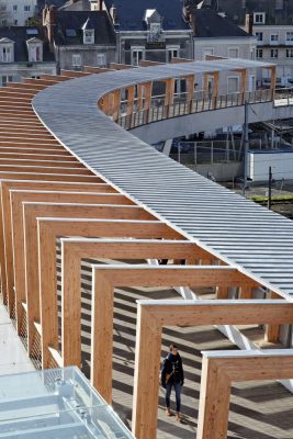 Footbridge Angers Saint Laud Train Station