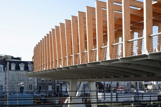 Footbridge Angers Saint Laud Train Station