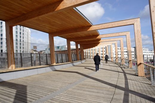 Footbridge Angers Saint Laud Train Station