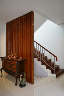 Bandung house stairs interior design by Kamitata Architects