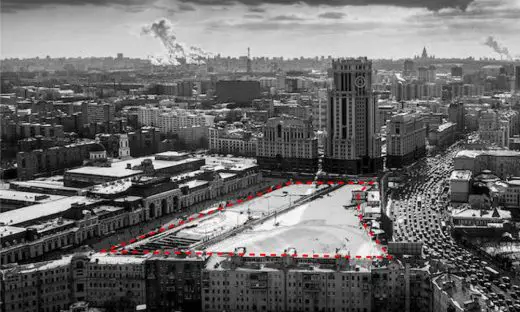 Paveletskaya Plaza Moscow landscape design Russia