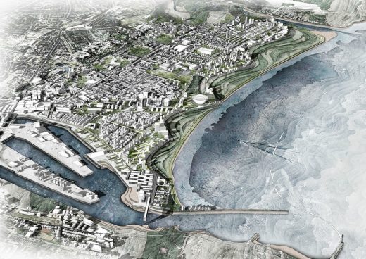Robert Gordon University Virtual Architecture Exhibition Aberdeen waterfront