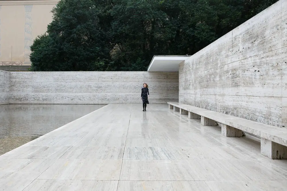 Katarzyna Krakowiak Sound Intervention Barcelona Pavilion