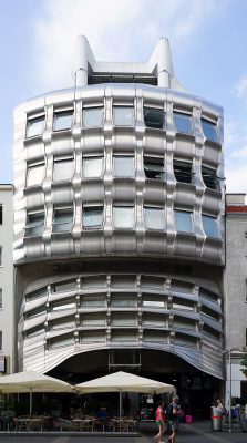 Central Savings Bank Vienna building design by Günther Domenig
