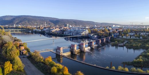 Bridge over Neckar River in Heidelberg