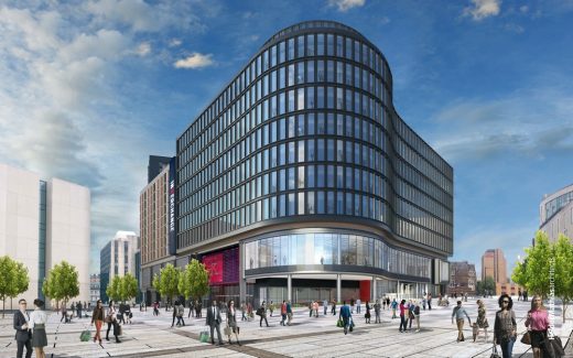 Cardiff Transport Interchange building by Welsh architect office