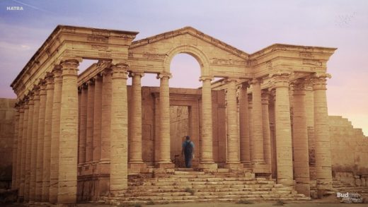 Hatra Al-Jazīrah Iraq building before