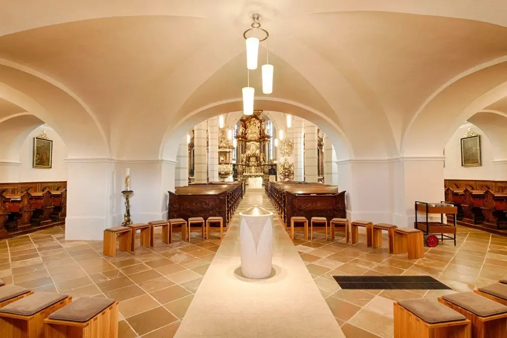 Mank Parish church in Melk, Austria interior design