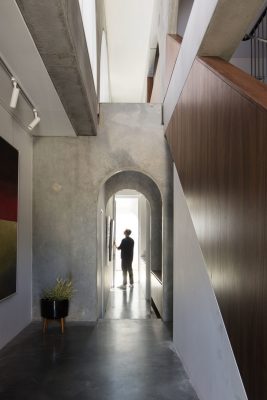 North Perth House pre-cast concrete building interior