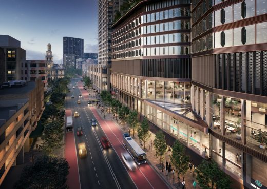 Pitt Street Over Station Development Sydney Architecture News