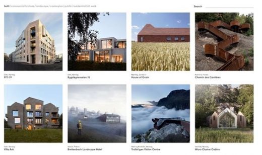 Reiulf Ramstad Arkitekter studio website