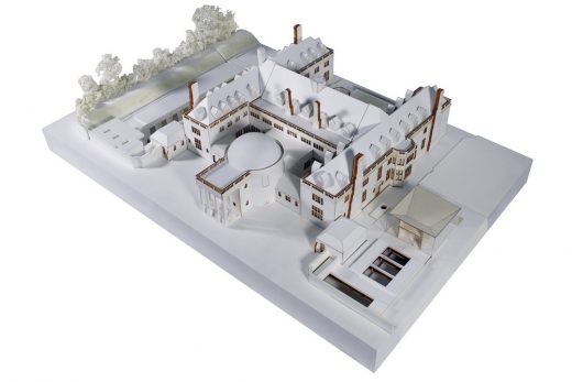 Rhodes House, Oxford building model