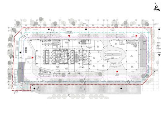 SHUIBEI International Centre tower plan layout