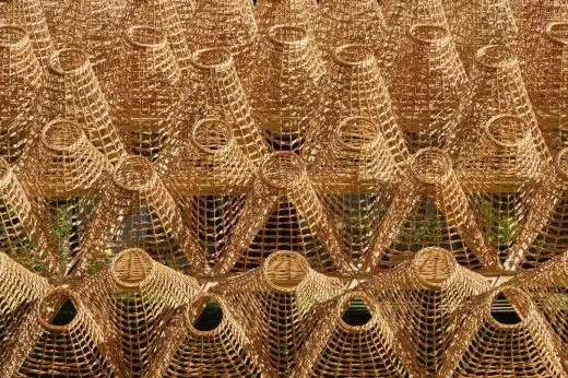 Wicker Pavilion Annecy structure design