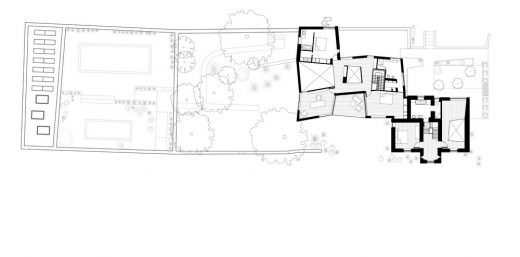 Modern English home ground floor plan