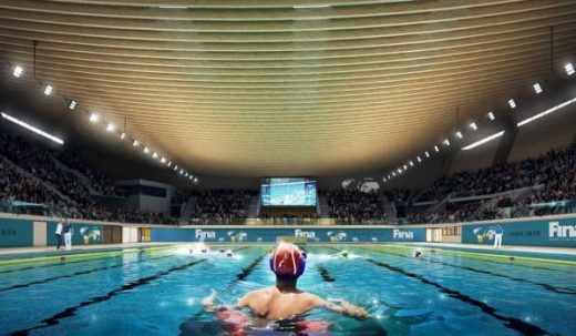 2024 Paris Olympics Aquatics Centre in Saint-Denis